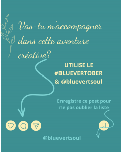 defi creatif bluevertober instagram infos activites creatives