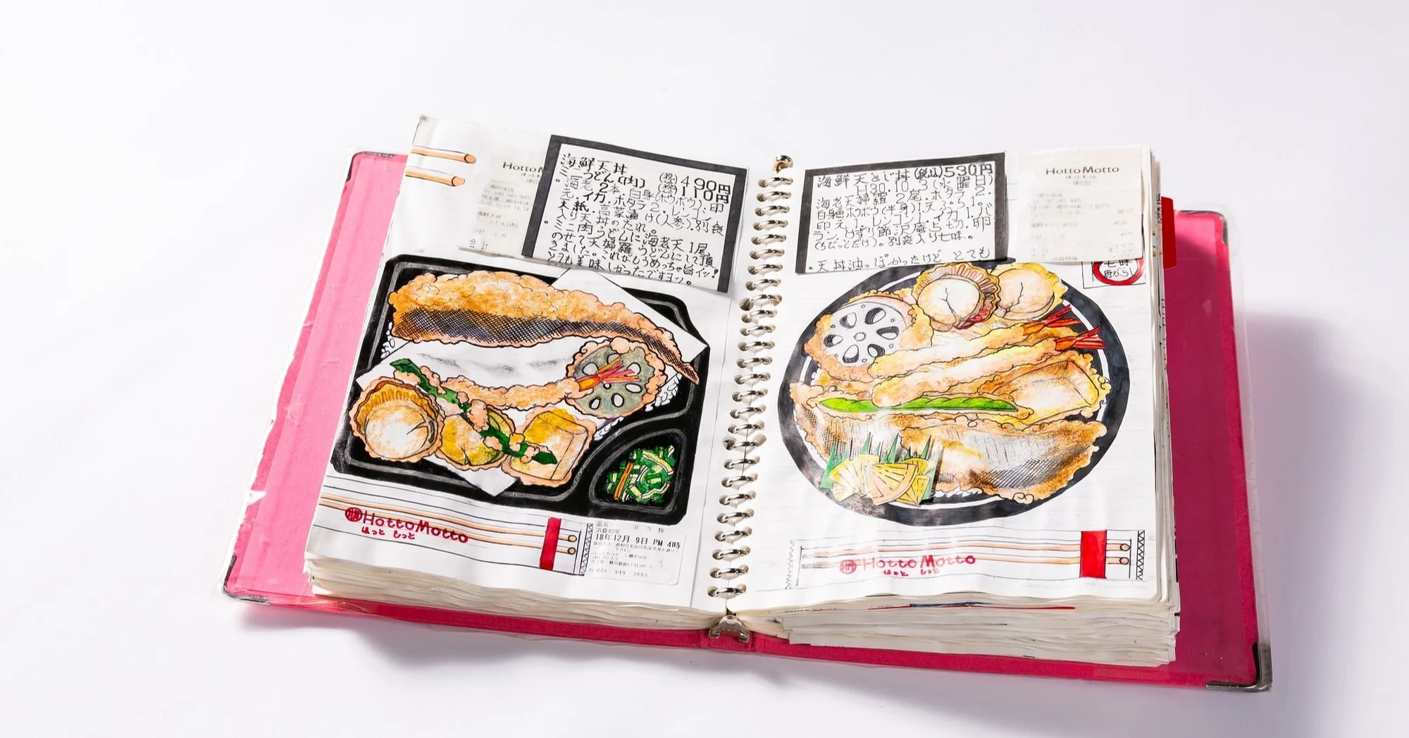 inspiration carnet creatif : carnet de recettes illustre du chef japonais kobayashi