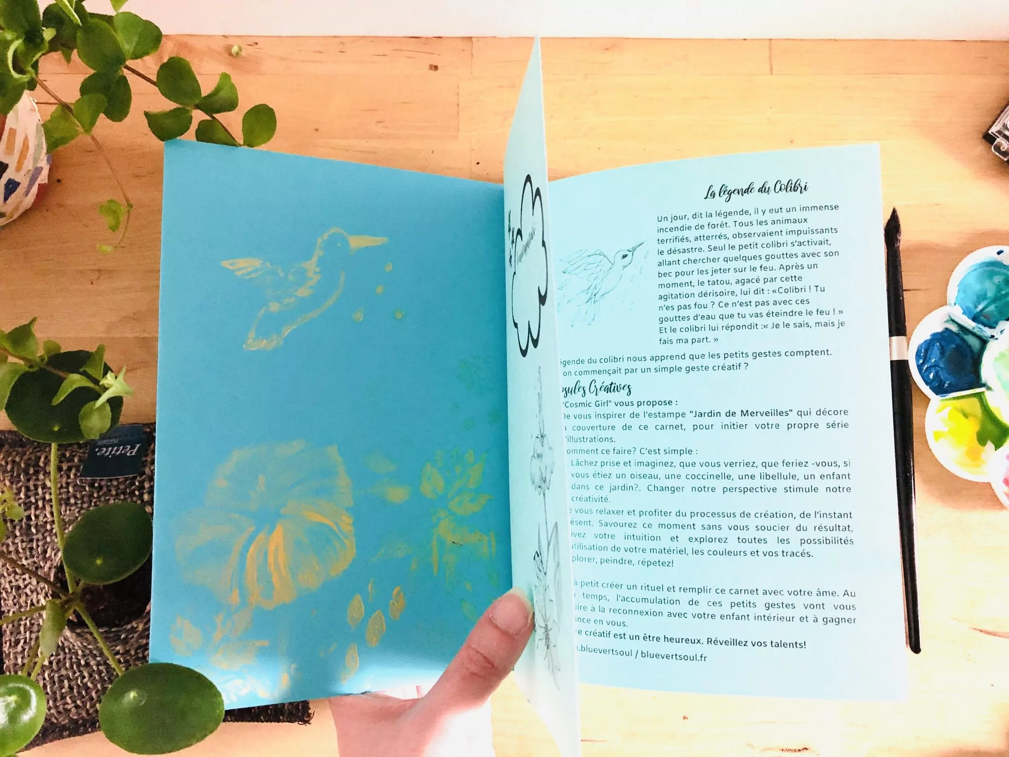 Carnet Aquarelle L'envol du colibri – Image 11