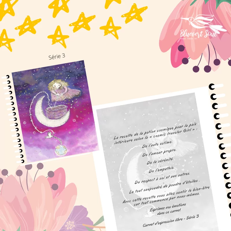 Carnet Ecriture-Dessin Forêt Cosmique – Image 10