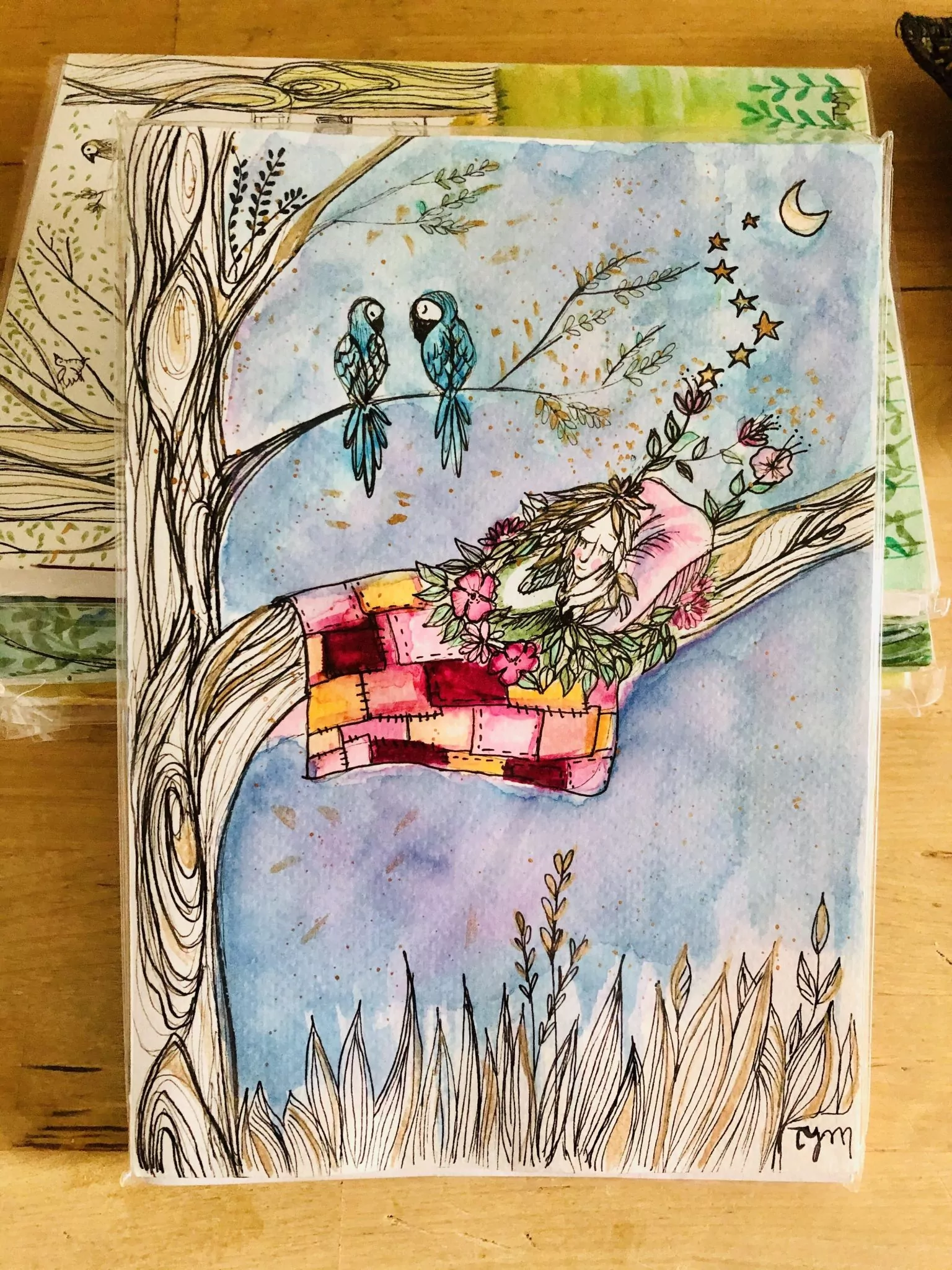 Carnet Technique Mixte Forêt Cosmique - Sleeping beauty – Image 2