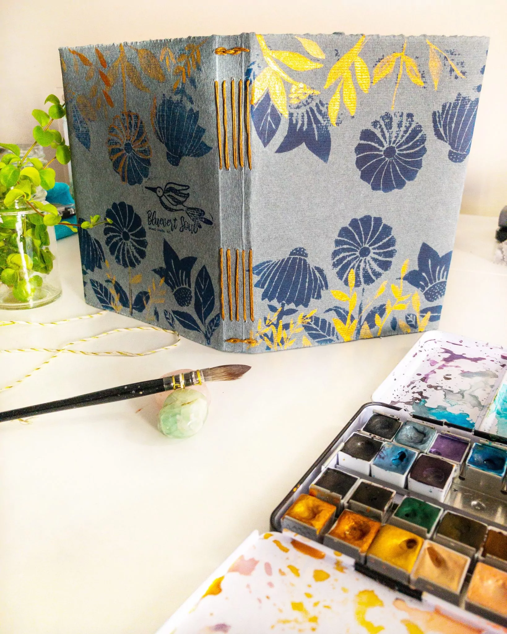 carnet DIY artisanal reliure cousue long stitch