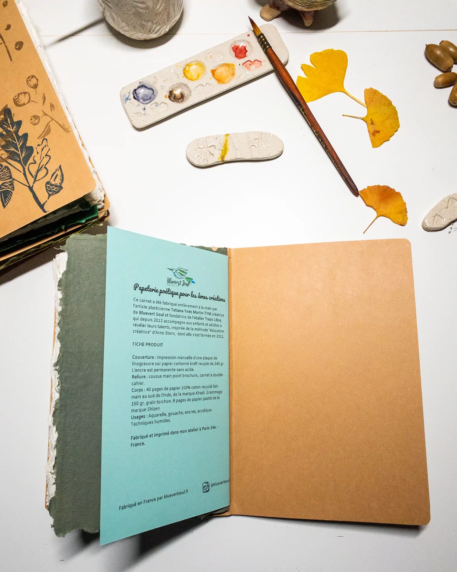 Carnet Aquarelle Jardin Mystique – Image 3