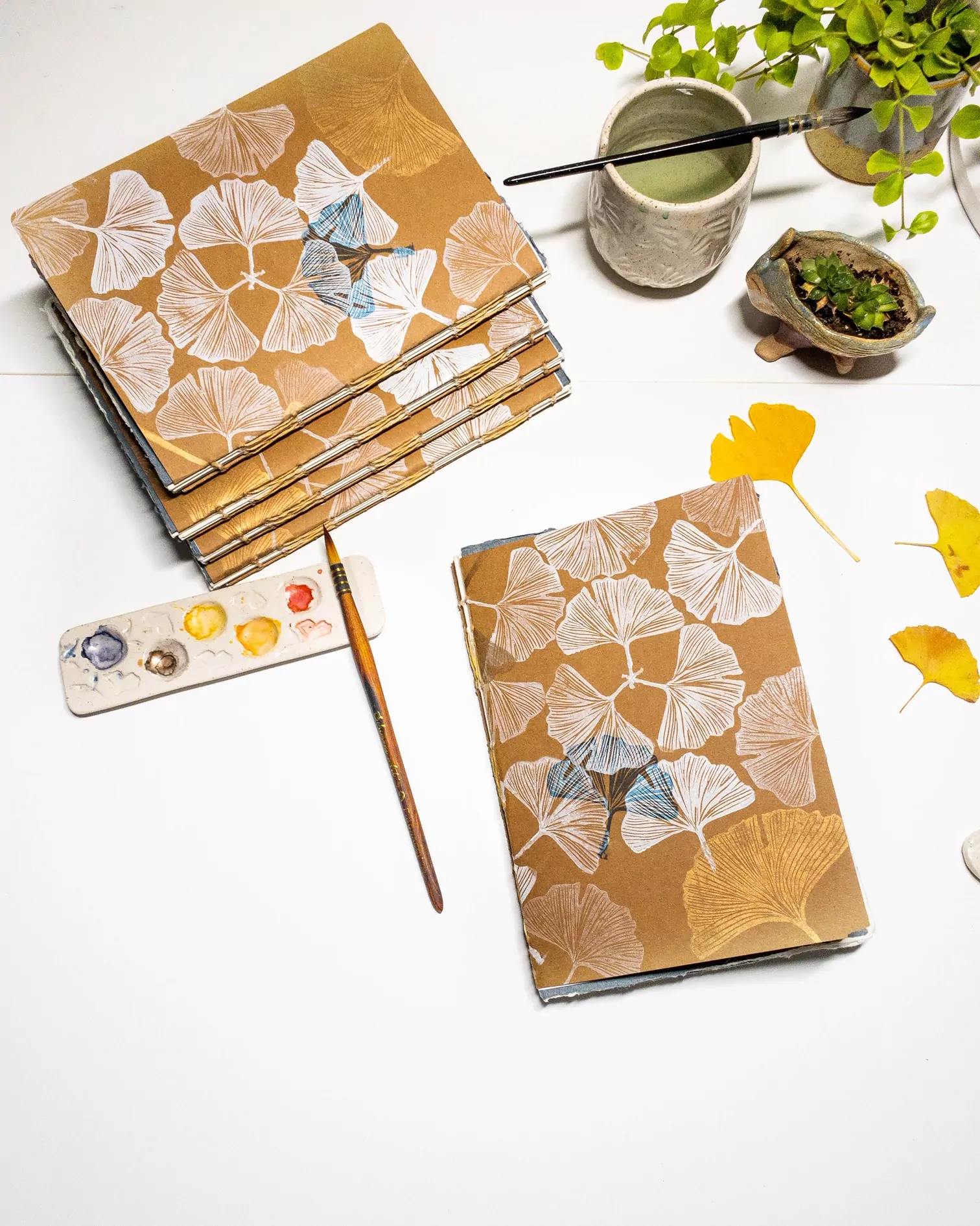 Carnet Aquarelle Passion Ginkgo – Image 8