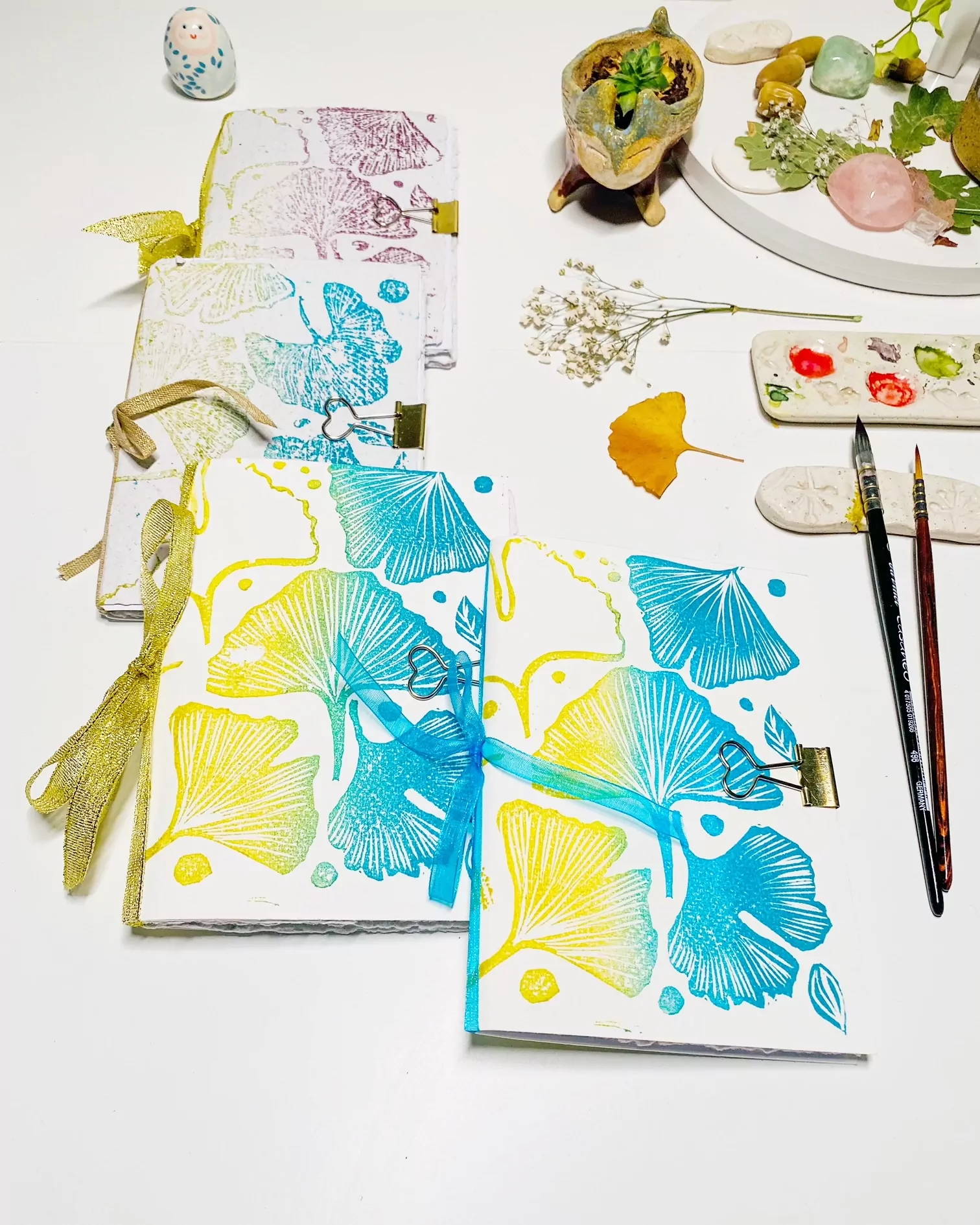 Carnet Aquarelle Ginkgo Love – Image 9