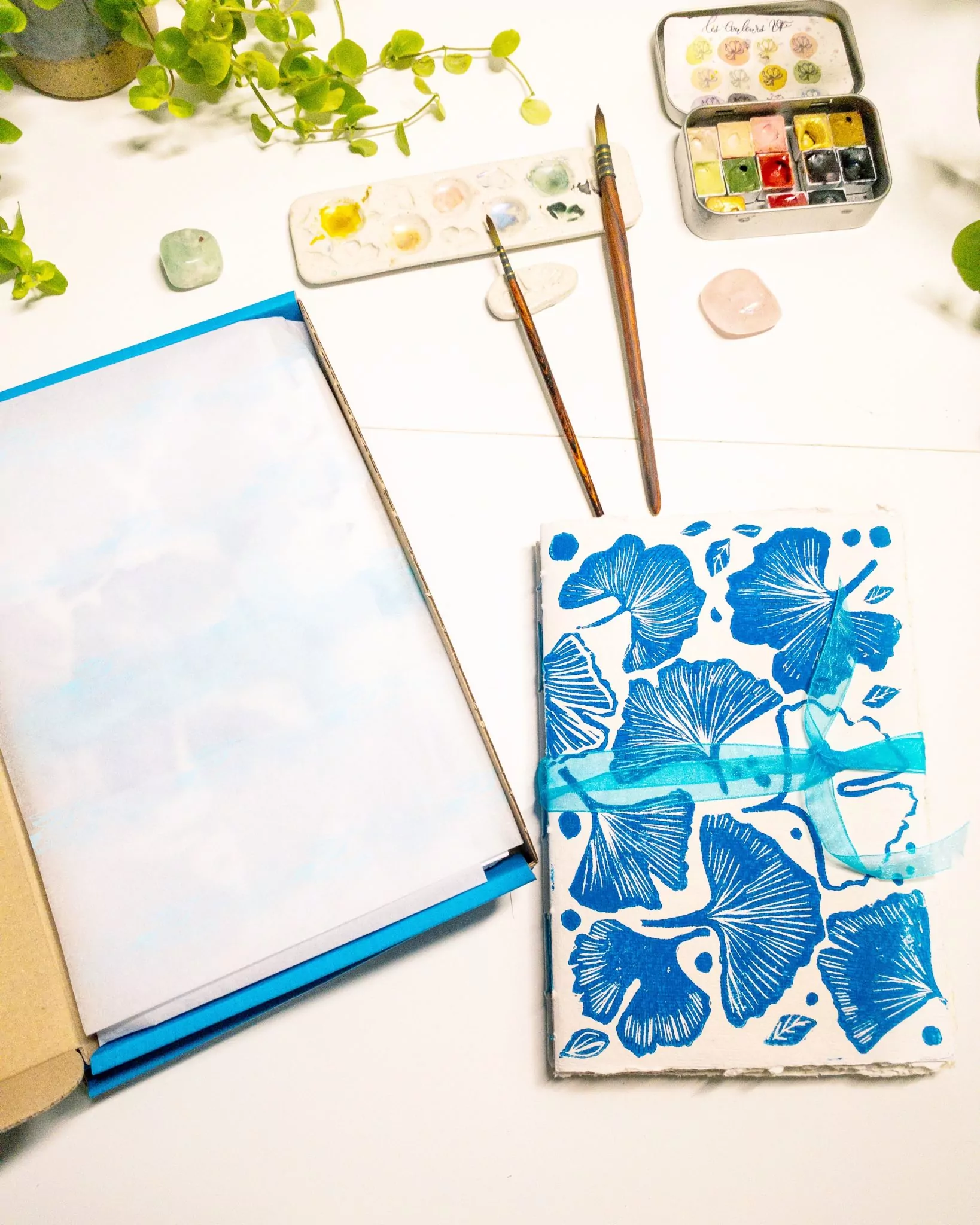 Carnet aquarelle "Mystic Ginkgo" – Image 24