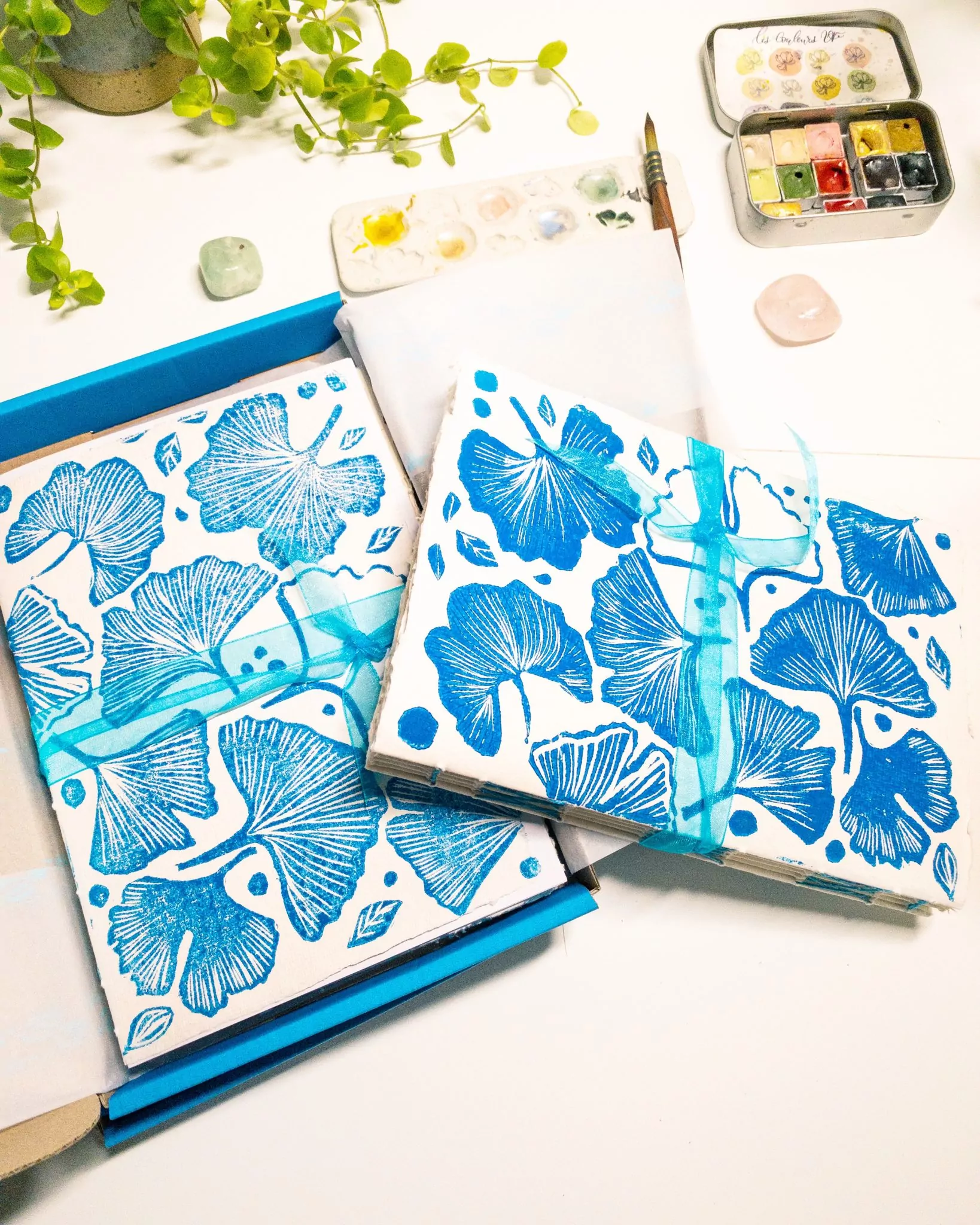 Carnet aquarelle "Mystic Ginkgo" – Image 23