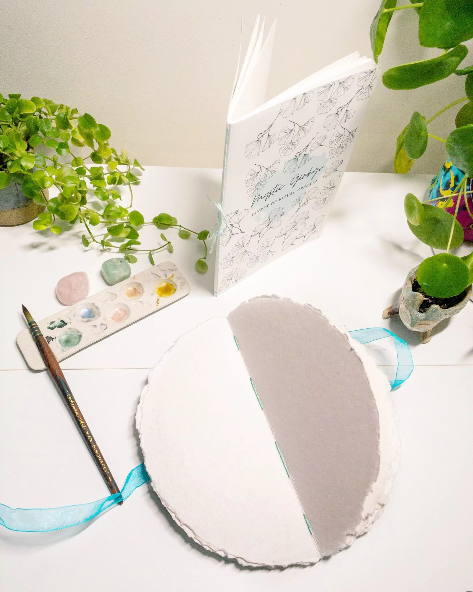 Carnet aquarelle "Mystic Ginkgo" – Image 20