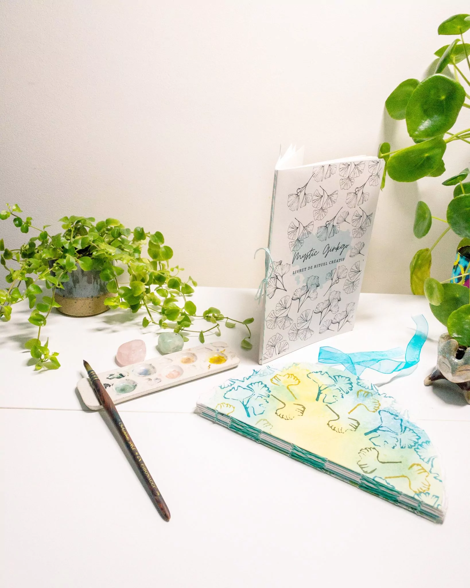 Carnet aquarelle "Mystic Ginkgo" – Image 12
