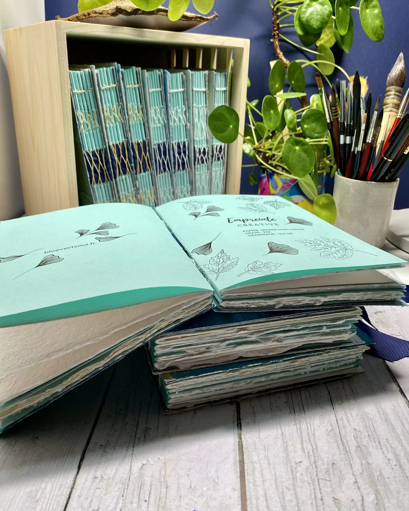 Carnet aquarelle "Empreinte Créative" – Image 5