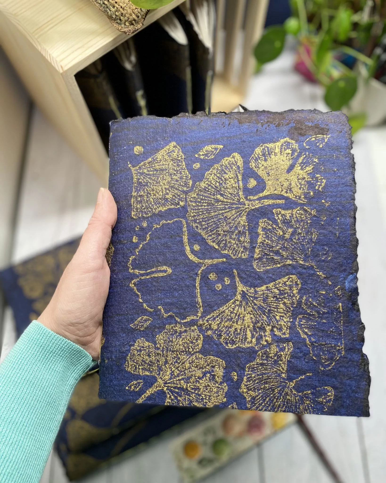 Carnet aquarelle "Ginkgo Magie" – Image 13