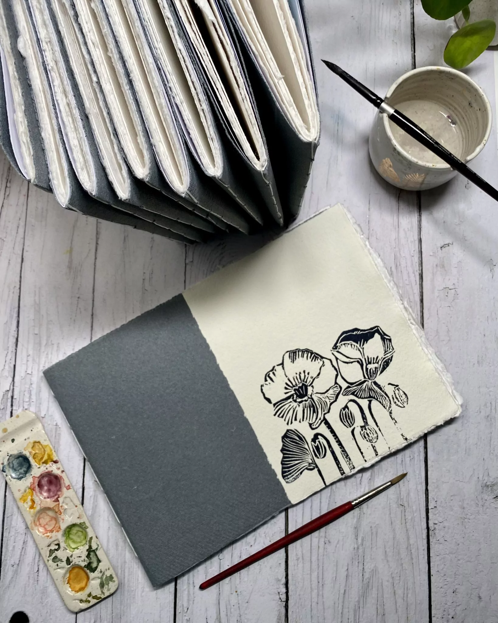 Carnet aquarelle "Empreinte Créative" – Image 9