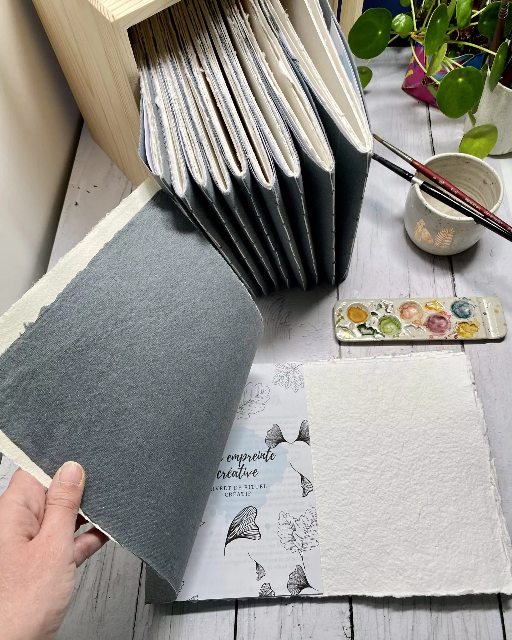 Carnet aquarelle "Empreinte Créative" – Image 10