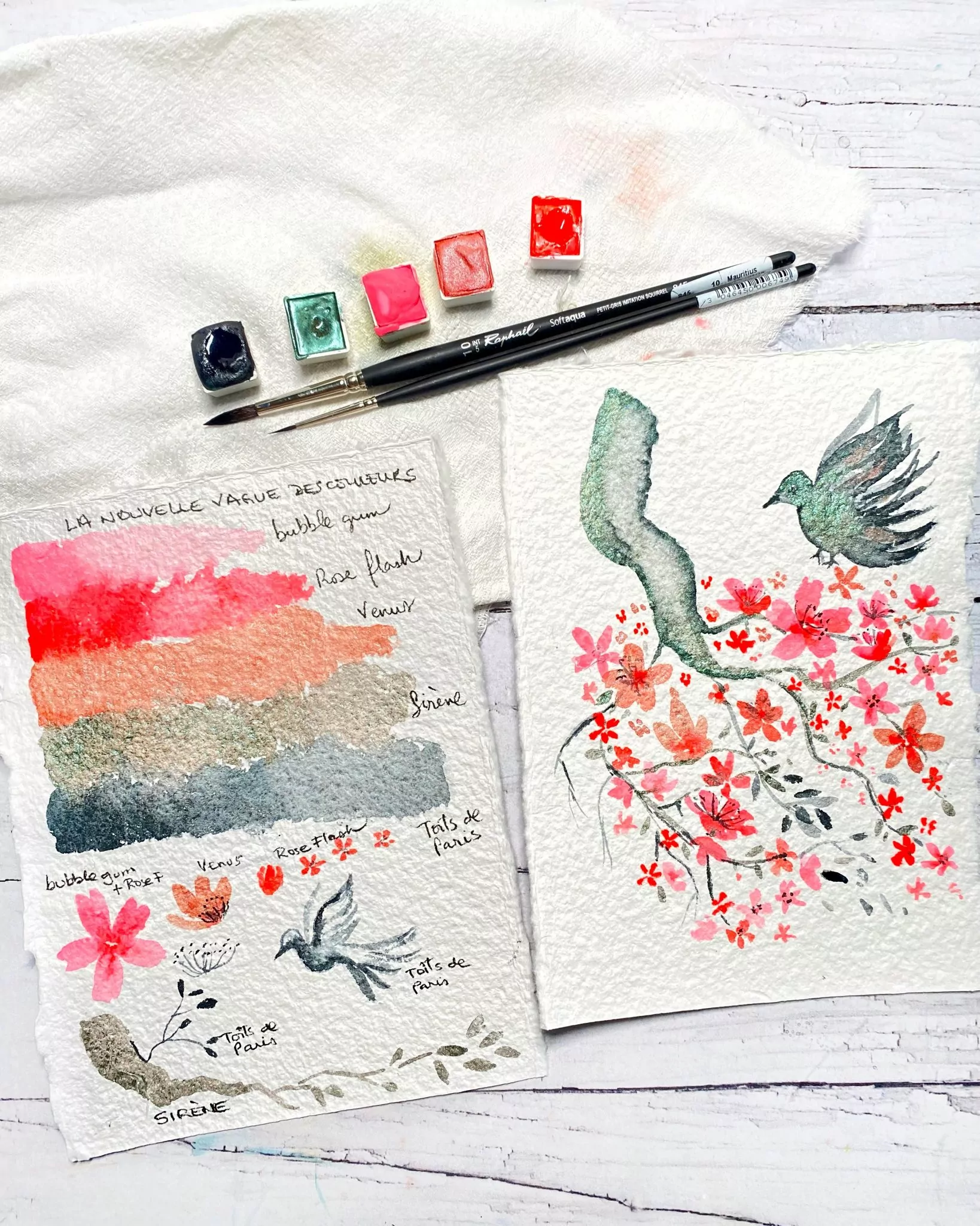 Atelier 03 avril : initiation à l'aquarelle méditative – Image 2