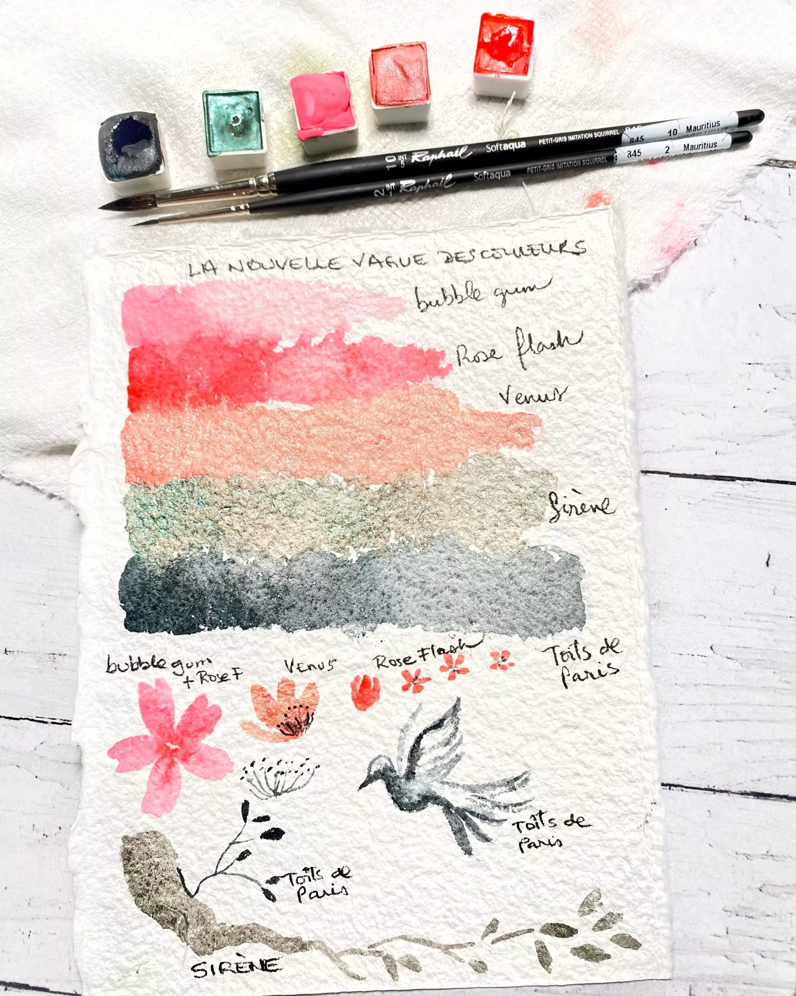 Atelier 03 avril : initiation à l'aquarelle méditative – Image 3