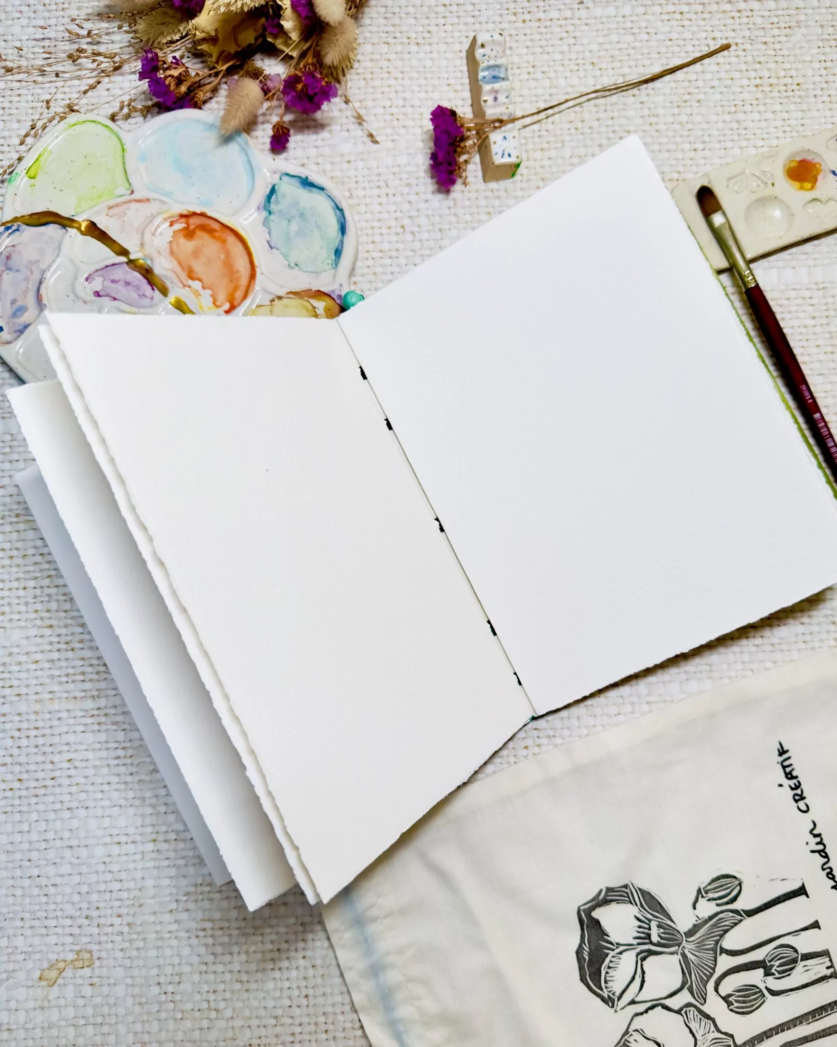 Carnet aquarelle "Jardin des merveilles" – Image 21