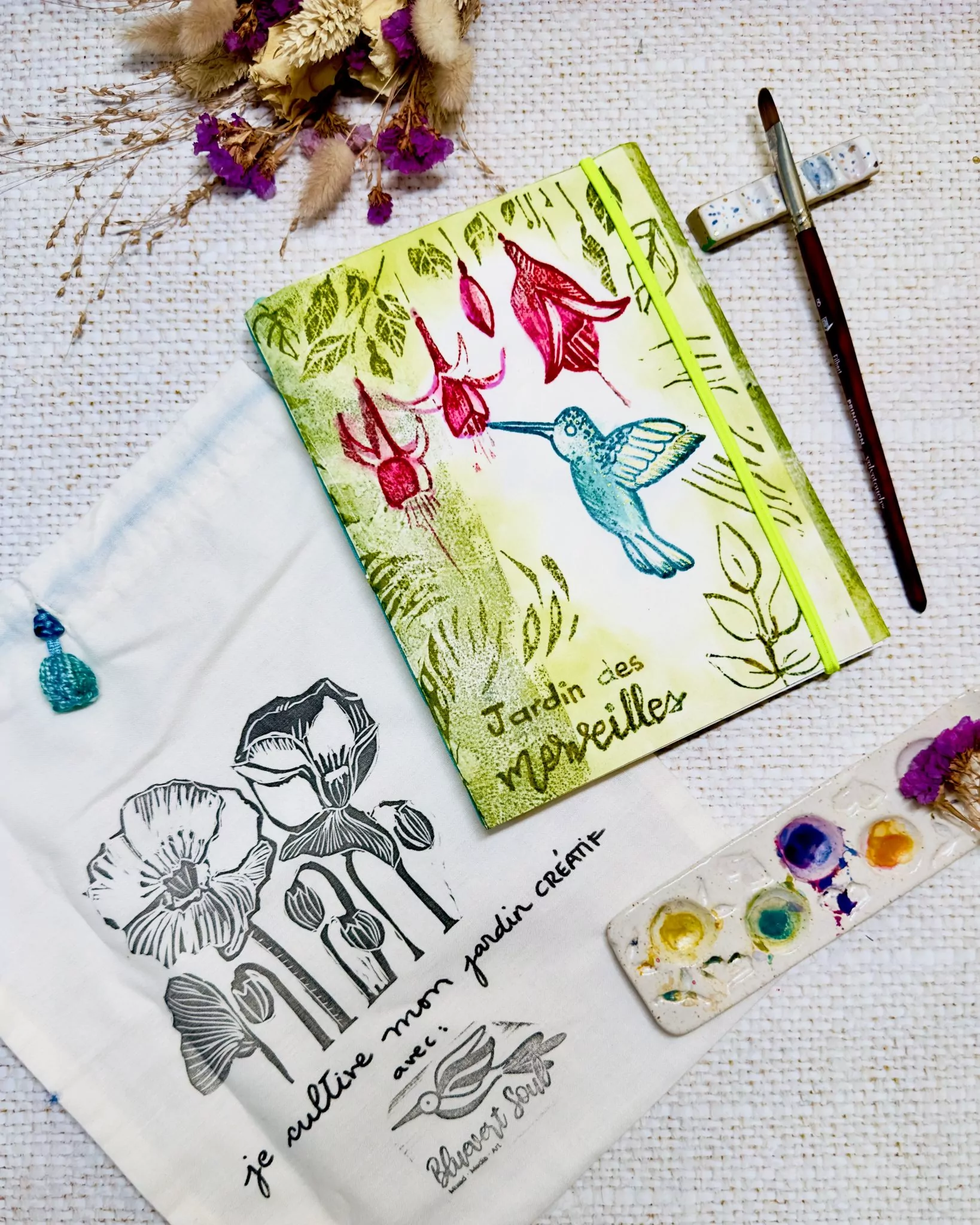 Carnet aquarelle "Jardin des merveilles" – Image 18