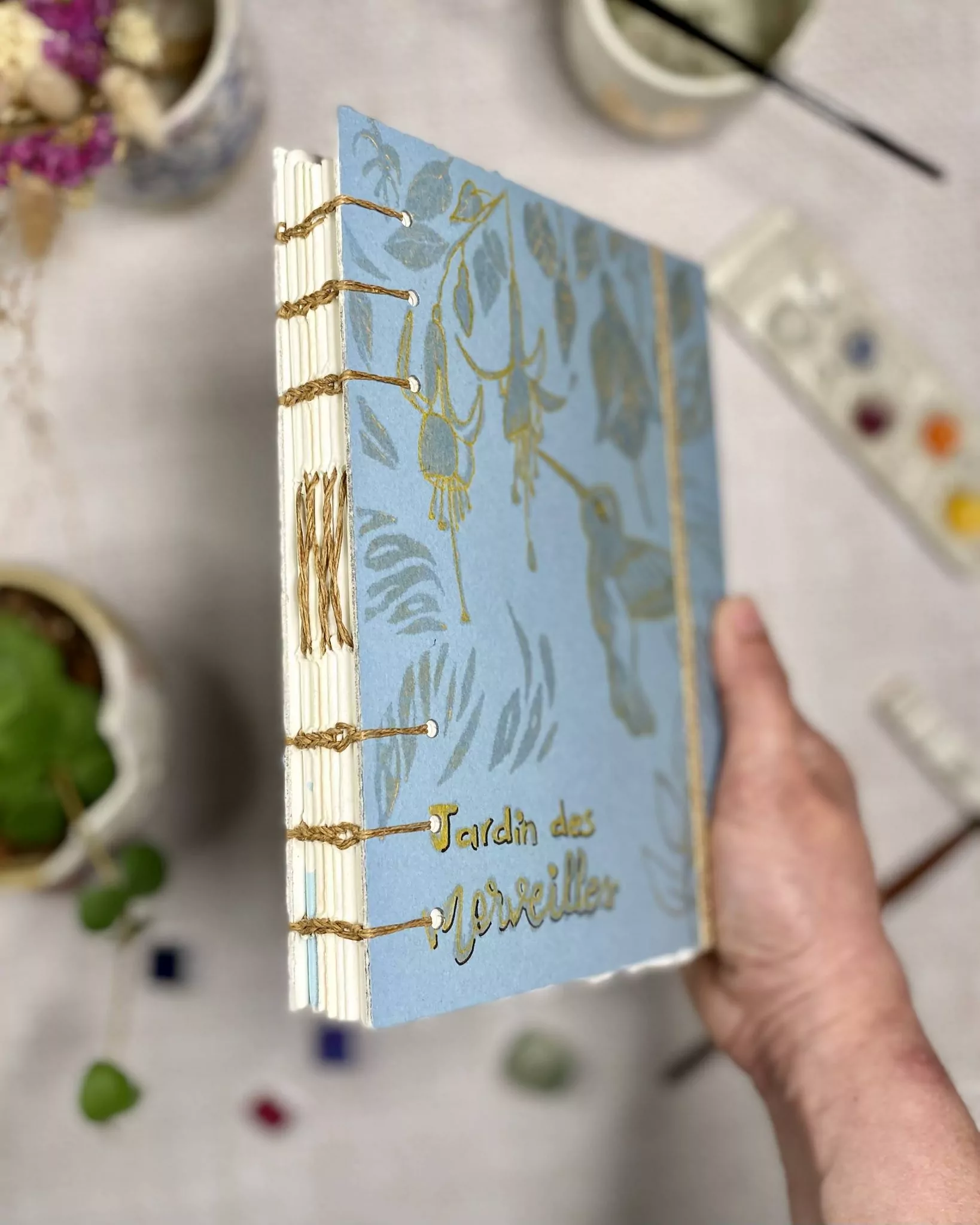 Carnet aquarelle "Jardin des merveilles" – Image 13