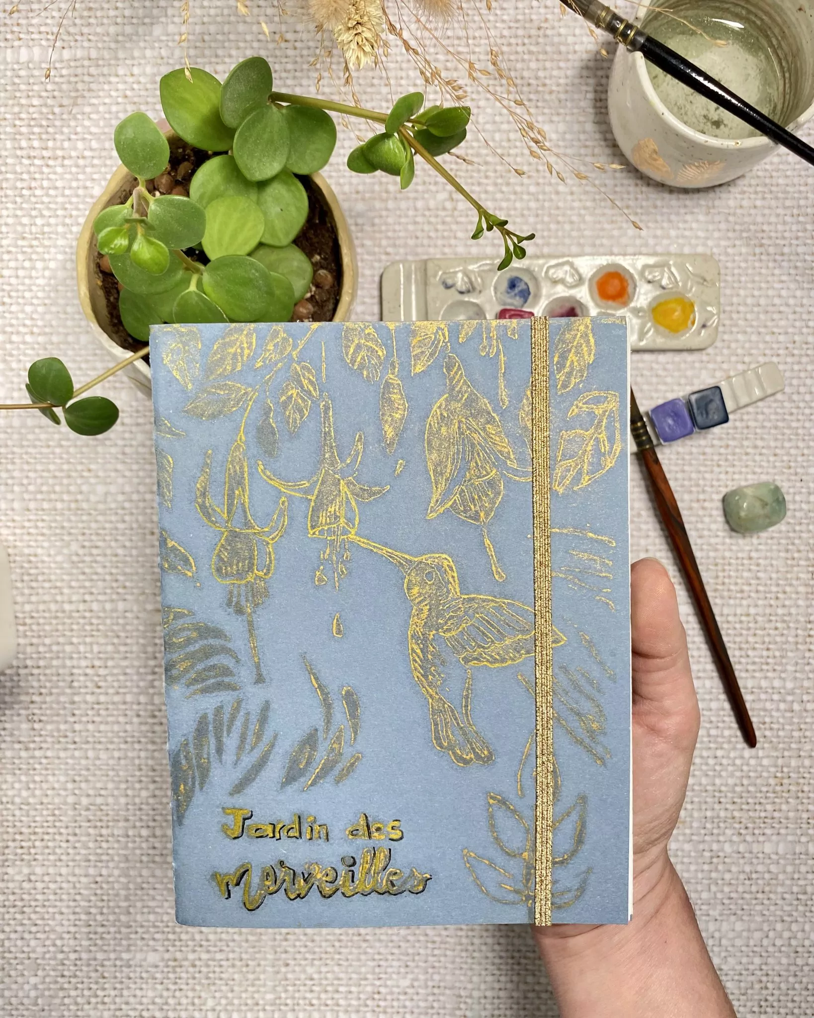 Carnet aquarelle "Jardin des merveilles" – Image 5