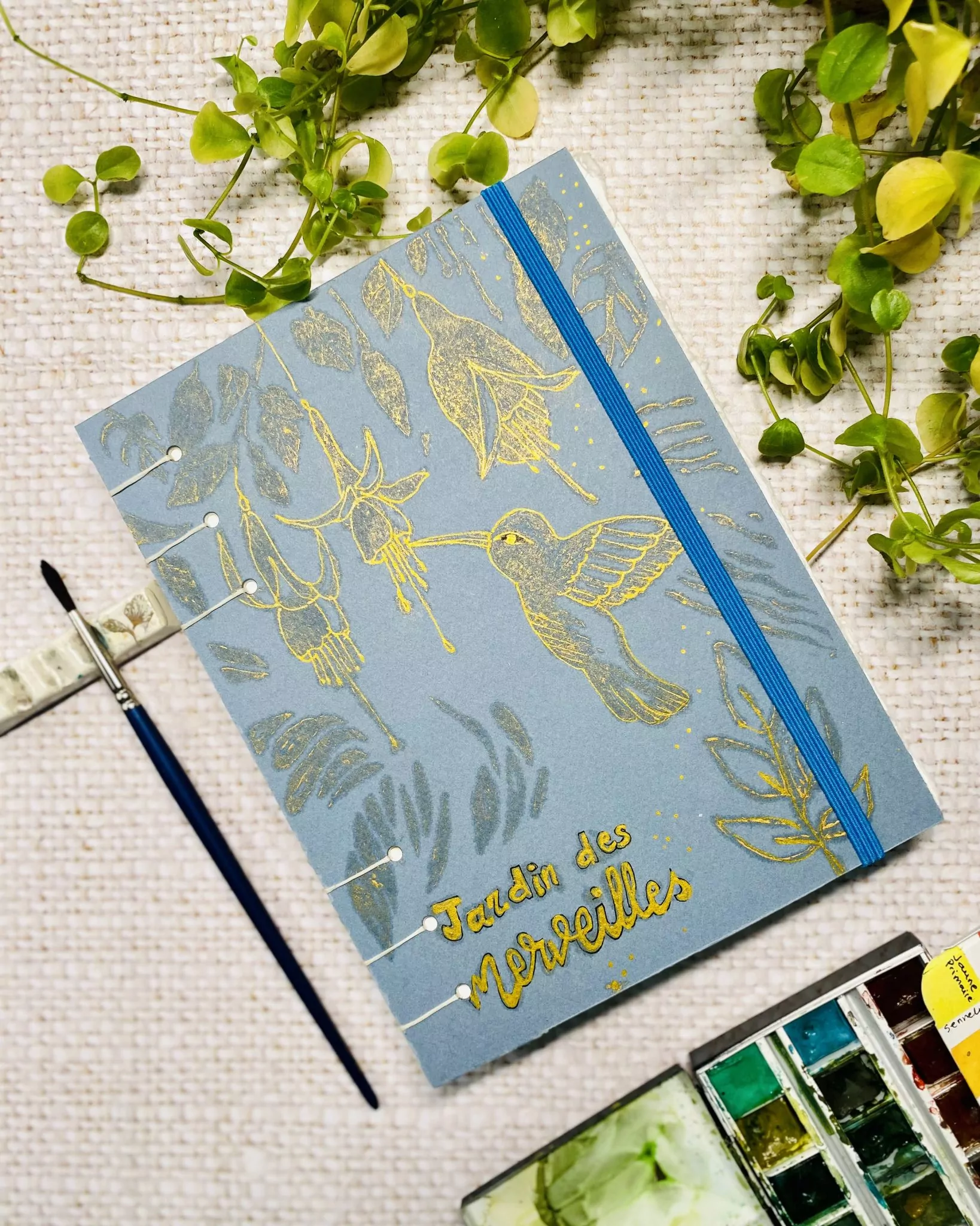 Carnet Aquarelle artisanale