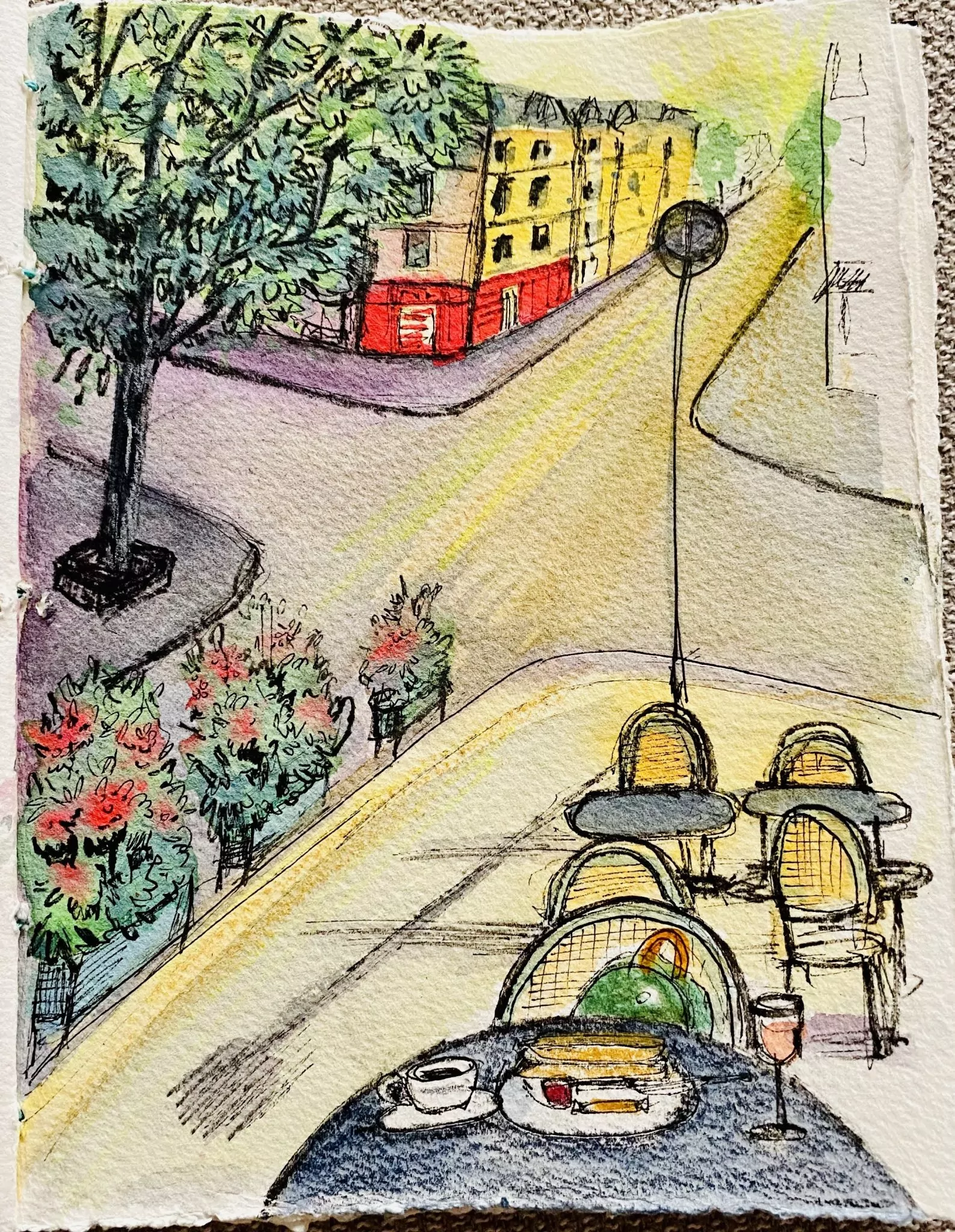 Carnet aquarelle Expérimentation, Tendresse fleurie – Image 13