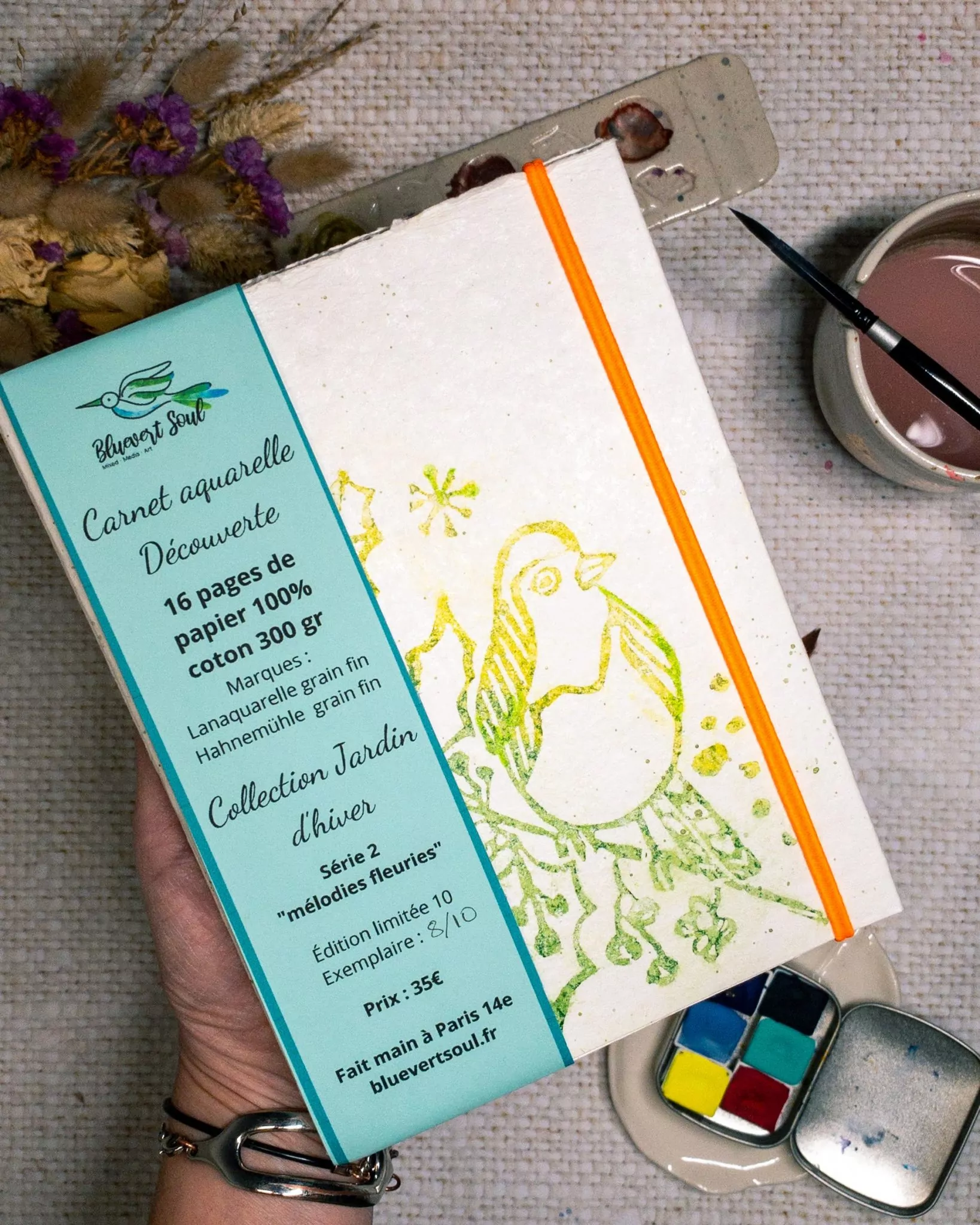 Carnet aquarelle découverte - Jardin d'hiver – Image 9
