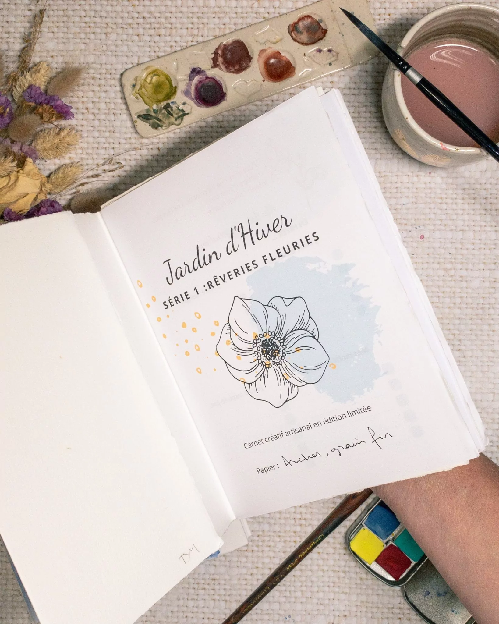 Carnet aquarelle découverte - Jardin d'hiver – Image 7
