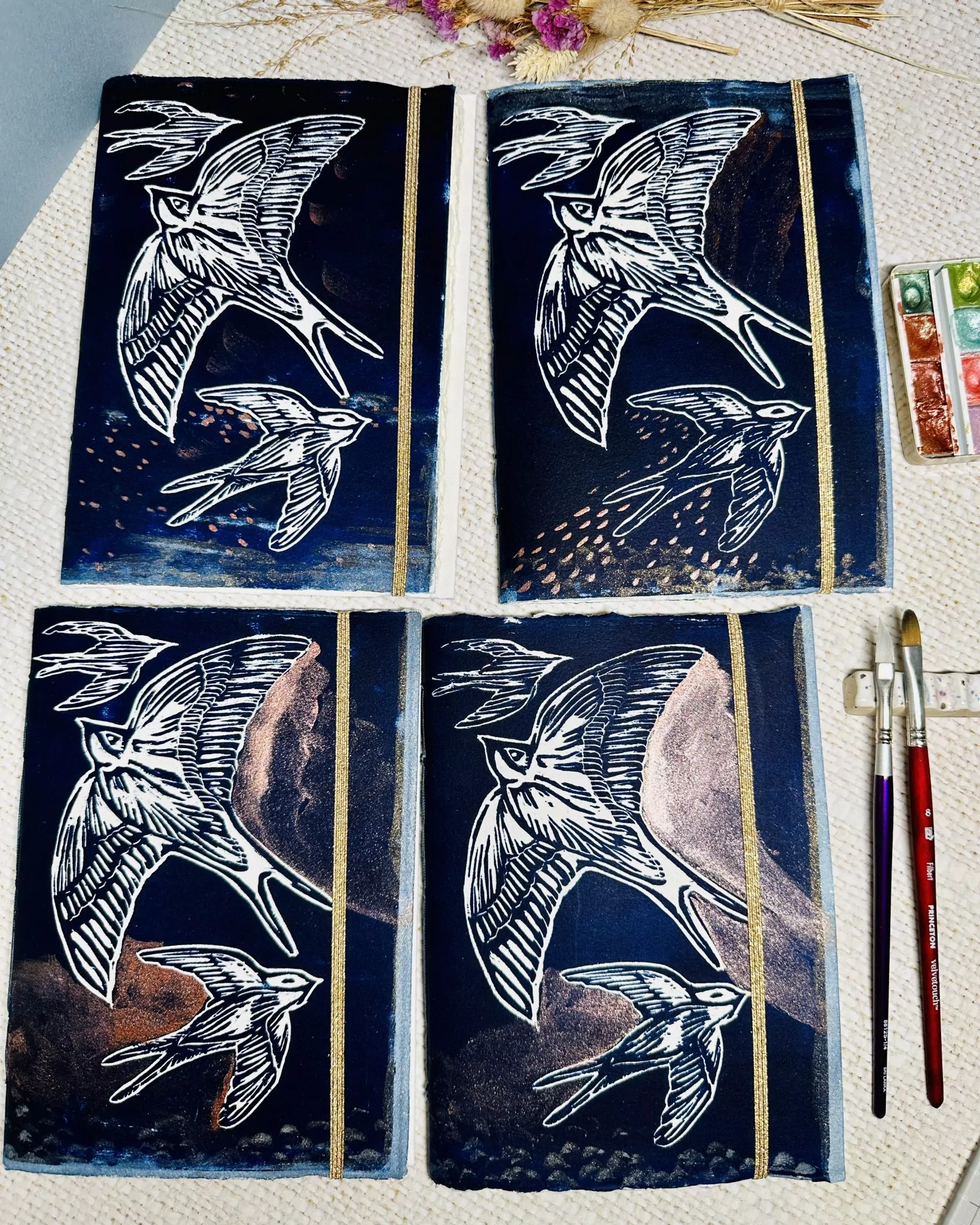 Carnets d'exploration à l'aquarelle "Jardin Créatif" – Image 4