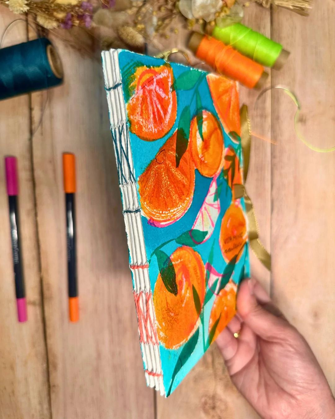 Carnet créatif A5 – Vitamine C capsule acidulée – Image 12