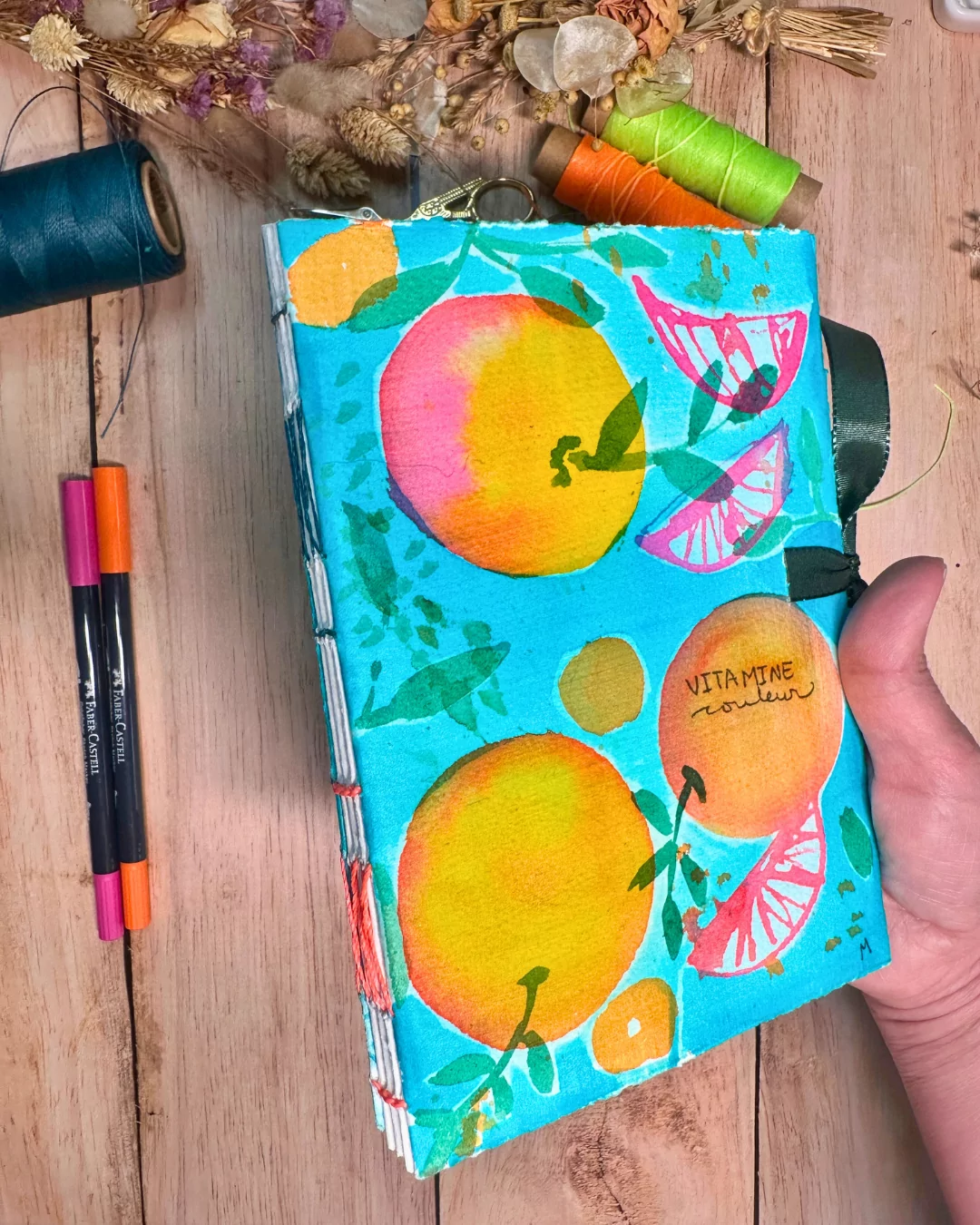 Carnet créatif A5 – Vitamine C capsule fruitée – Image 14