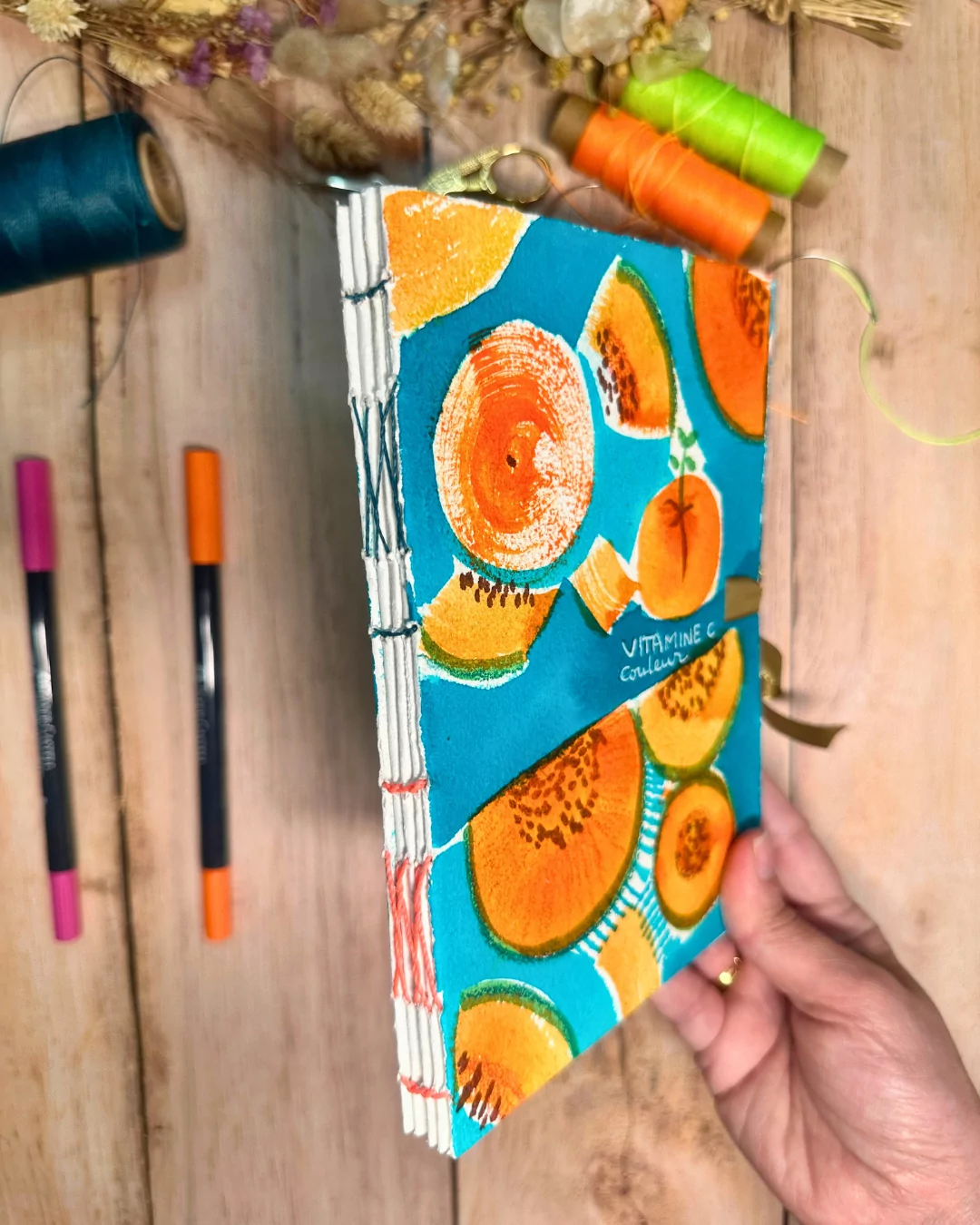 Carnet créatif A5 – Vitamine C capsule acidulée – Image 9