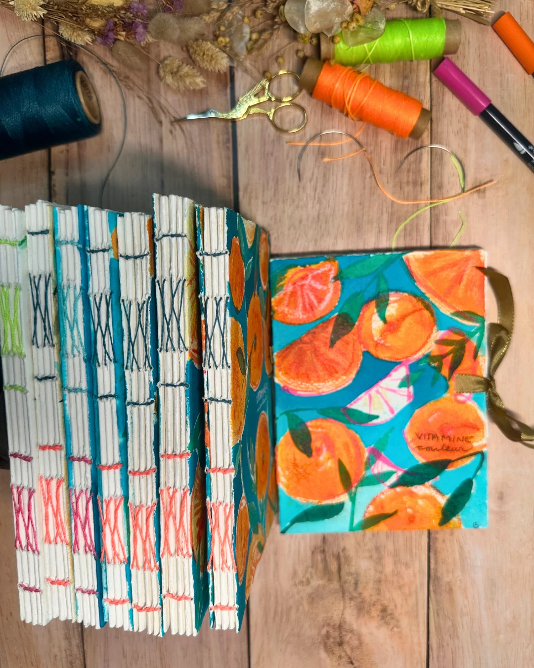 Carnet créatif A5 – Vitamine C capsule acidulée – Image 8