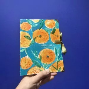 Carnet créatif A5 – Vitamine C capsule acidulée - orange