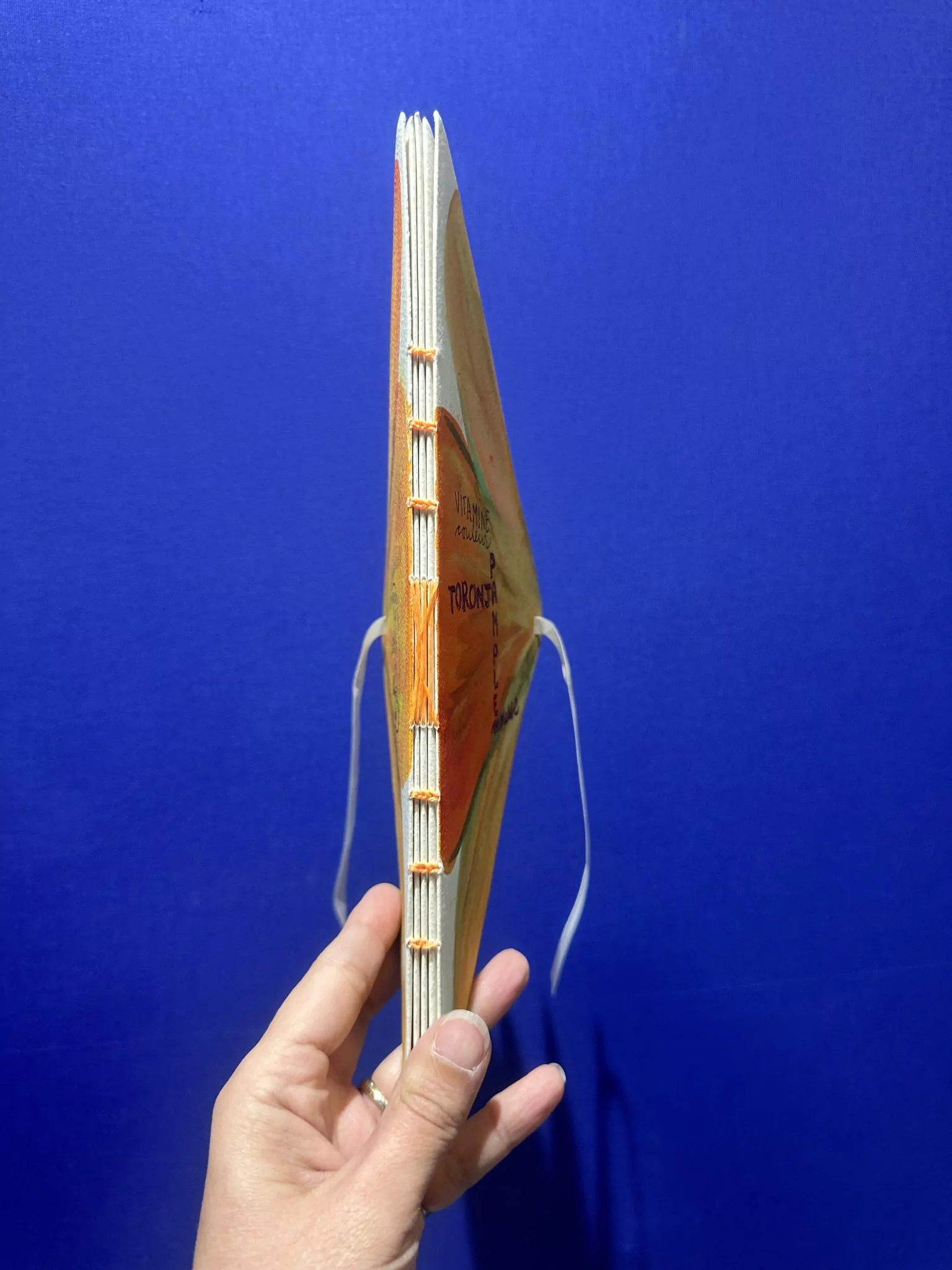 Carnet créatif triangulaire – Vitamine C capsule agrumes – Image 9