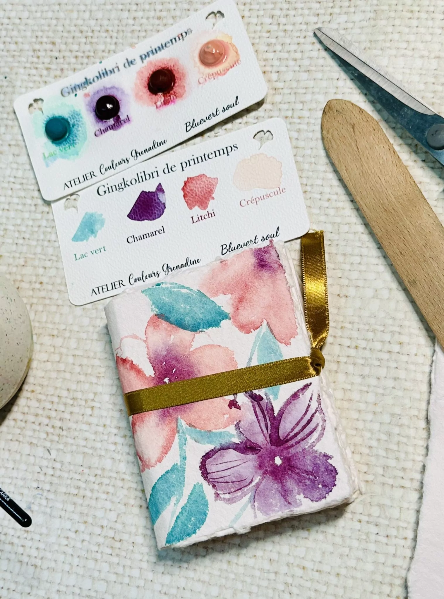 Kit reliure Jardin créatif – Livre concertina DIY – Image 2