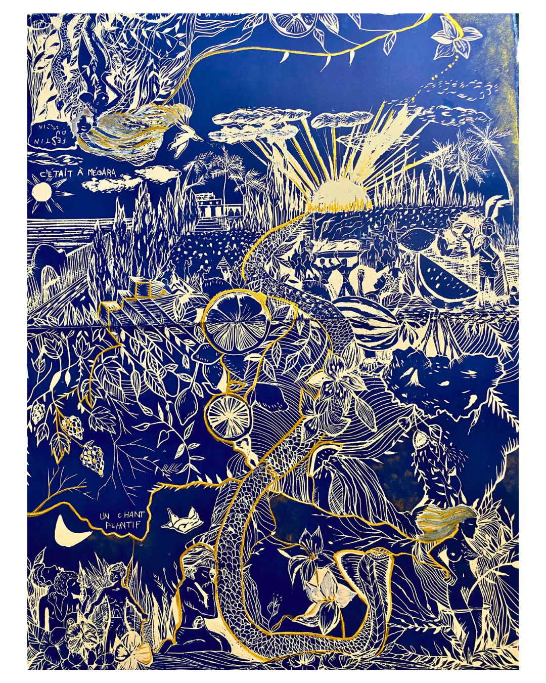 livre d'artiste en xylogravure